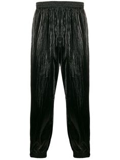 Givenchy блестящие брюки широкого кроя
