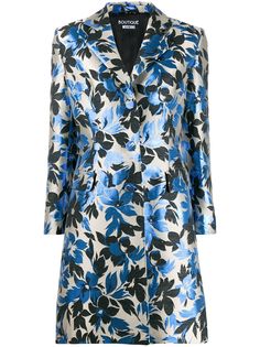 Boutique Moschino блейзер с цветочным принтом