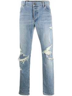Balmain джинсы кроя слим с прорезями