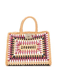 Salvatore Ferragamo плетеная сумка-тоут