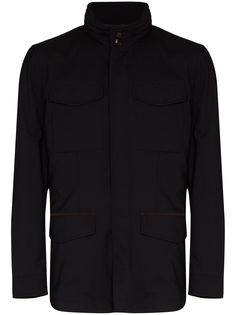 Ermenegildo Zegna куртка с высоким воротником