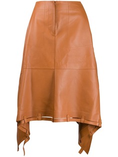 Loewe юбка асимметричного кроя