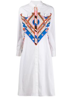 Emilio Pucci платье-рубашка V-Vivara с принтом