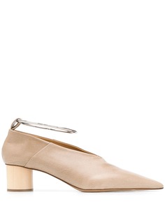 Jil Sander туфли-лодочки с металлическим декором