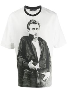 Dolce & Gabbana футболка с принтом James Dean