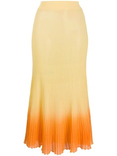 Jacquemus трикотажная юбка Helado с эффектом градиента