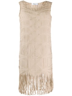 Blumarine платье-трапеция с вышивкой