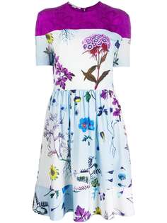 Stella McCartney платье со вставками и цветочным принтом