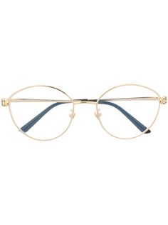 Cartier Eyewear очки Panthere в круглой оправе