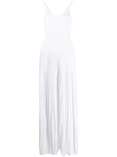 Alexandre Vauthier плиссированное платье макси