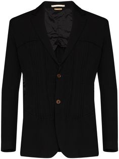 Comme Des Garçons Homme Plus однобортный пиджак с защипами