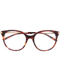 Boucheron Eyewear очки в оправе кошачий глаз черепаховой расцветки