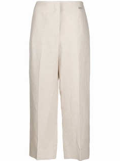 Fabiana Filippi укороченные брюки с завышенной талией и жатым эффектом