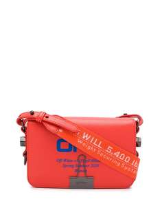 Off-White мини-сумка на плечо с клапаном