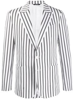 Dolce & Gabbana однобортный пиджак в полоску
