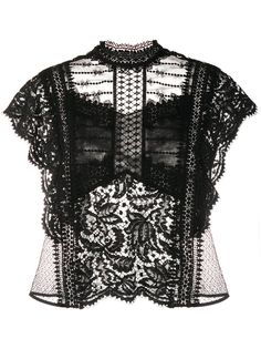 Isabel Marant кружевной топ с фестонами