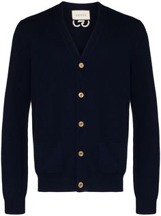 Gucci кашемировый кардиган с логотипом GG