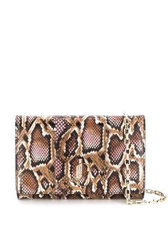 Jimmy Choo клатч Varenne с тиснением под змеиную кожу