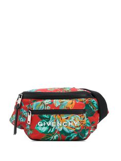 Givenchy поясная сумка с цветочным принтом