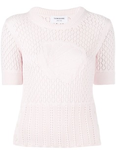 Thom Browne джемпер с короткими рукавами