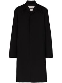 Jil Sander однобортное пальто