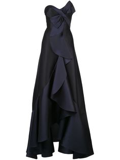 Marchesa Notte платье с драпировкой