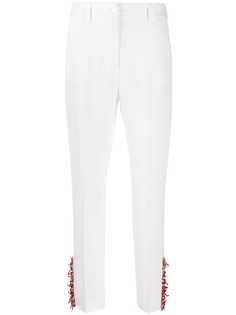Blumarine декорированные брюки кроя слим