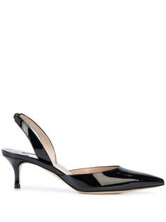 Manolo Blahnik туфли Carolyne с ремешком на пятке