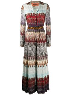 Missoni трикотажный комбинезон с абстрактным узором