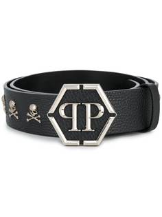 Philipp Plein ремень с декором Skull