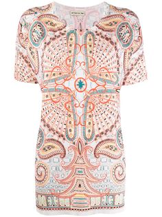 Etro топ с узором пейсли