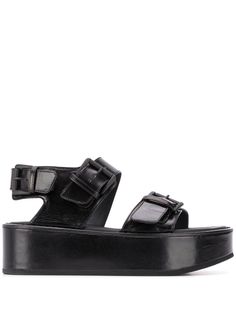 Ann Demeulemeester босоножки на платформе с открытым носком
