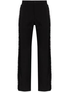 Comme Des Garçons Homme Plus строгие брюки с лампасами