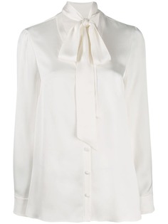 Alexander McQueen рубашка с бантом