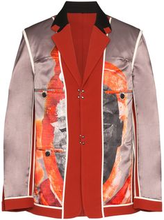 Pronounce пиджак с принтом Statue