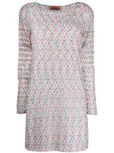 Missoni трикотажное платье с длинными рукавами