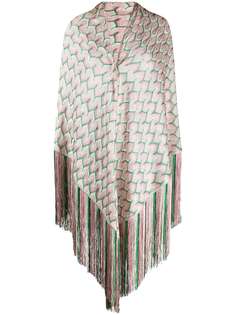 Missoni шарф с бахромой