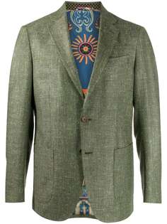 Etro твидовый пиджак