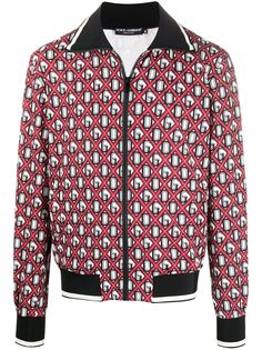 Dolce & Gabbana толстовка на молнии с логотипом