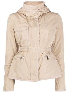 Moncler куртка на молнии с поясом
