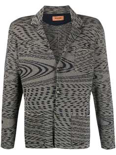 Missoni трикотажный пиджак с абстрактным узором