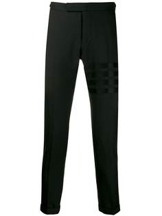 Thom Browne брюки с заниженной талией и полосками 4-Bar