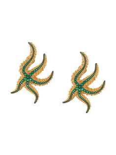 Begüm Khan позолоченные серьги Sirena