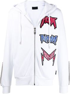 Philipp Plein худи с нашивкой-логотипом