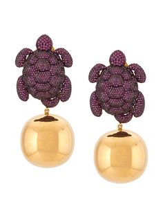 Begüm Khan позолоченные серьги Caretta party