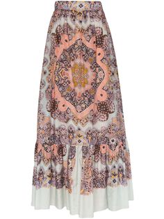 Etro юбка макси с принтом пейсли