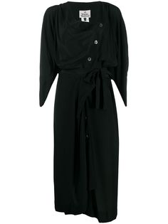 Vivienne Westwood платье миди асимметричного кроя на пуговицах