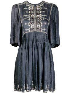 Isabel Marant Étoile платье с вышивкой
