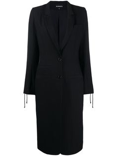 Ann Demeulemeester однобортное приталенное пальто