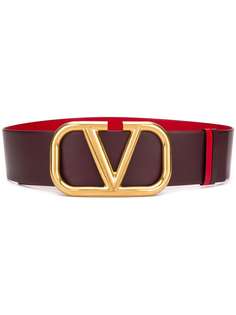 Valentino двухсторонний ремень Valentino Garavani с логотипом VLogo